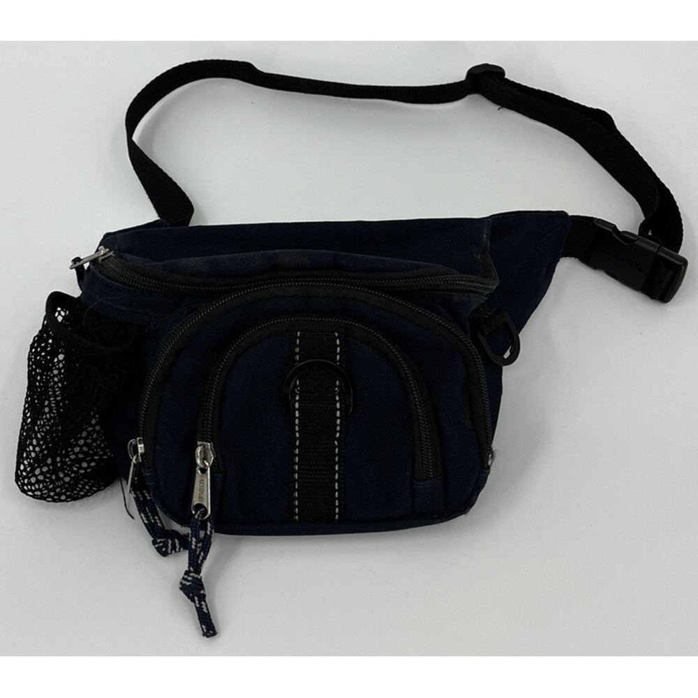 Vintage Eastport Outdoor Company Blue Fanny Pack Waist Belt Bag Adjustable Strap